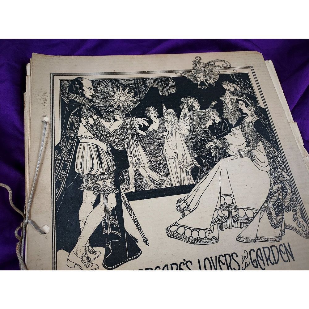 1880s 1890s Shakespeare Tschaikowsky Lovers in a Garden Classical Chart Music